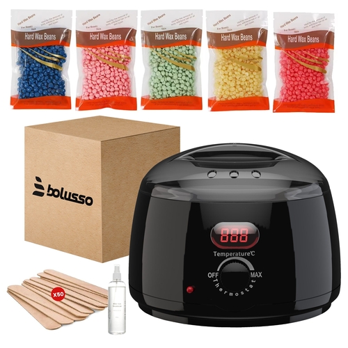 Bolusso Wax Device – 5 Types of Beans 500 Gram – 50 Wax Rods – Free