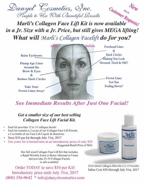 Marli Skin Care Collagen Facelift Mini Kit – Smooth, Correct,