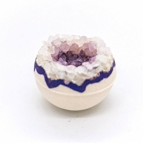 Artisan Amethyst Geo Vegan Bath Bomb