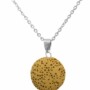 Yellow Lava Stone Essential Oil Necklace