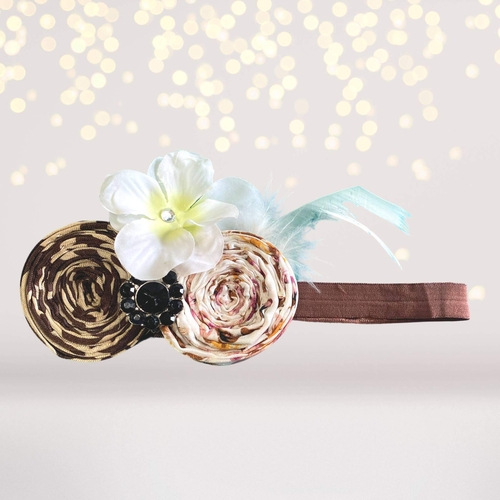 1920’s Vintage Cinnamon Roll Headband