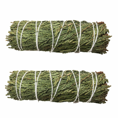 Smudging Herbs – Cedar Smudge Stick – 2 Mini Bundles
