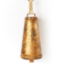 Macrame Large Wind Chime - Rustic Cow Bell