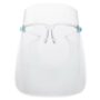 Reusable Plastic Face Shield with Glasses