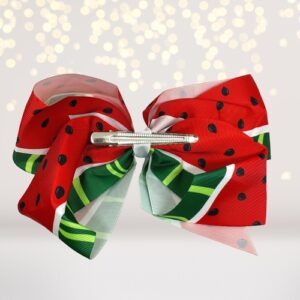 Fun Fruit Hair Bows- 8 inches wide