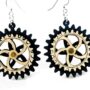 Kinetic Gear Earrings 5002A