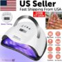 220W Nail Dryer LED Lamp UV Light Polish Gel Curing Machine Electric