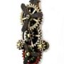 Kinetic Vertical Propellar Gear Necklace 6005A