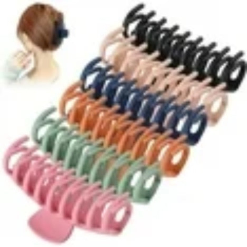 6 Pack Big Claw Clips 4.3 Inch Giant Matte Hair Claw Clips For Women
