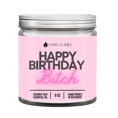 Happy Birthday Bitch – Funny Birthday Cake Candle