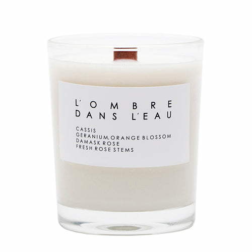 L’ombre Dans L’eau (Diptyque Type) – 7oz Glass Candle *Limited