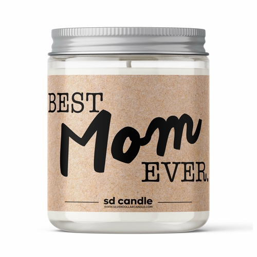 ‘Best Mom Ever’ Candle for Mom – Tropical Fruits & Sugared Citrus