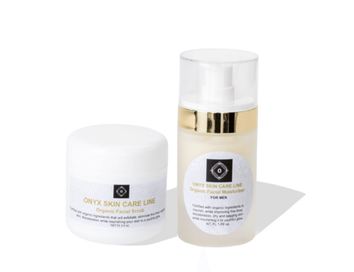 Anti-Acne Organic Two-Step System Facial Scrub and Moisturizer – For