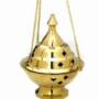 Hanging Brass Incense Burner 5"