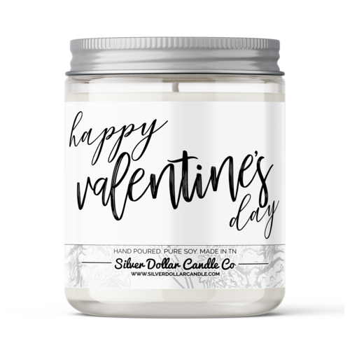 Happy Valentine’s Day Scented Candle – Love/Anniversary/Valentine’s