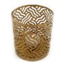 Votive Candle Holders Set of 2 Golden