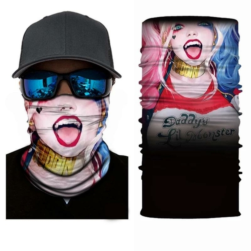 Neck Gaiter/Face Mask – Harley Quinn