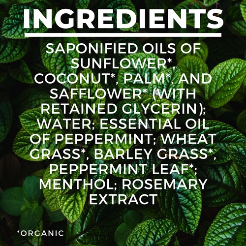 Organic Bar Soap - Peppermint Leaf Scented - Image 4