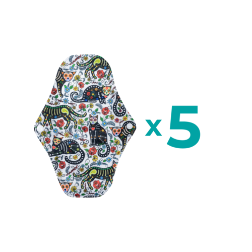 Bamboo Sanitary Menstrual Pad – Pack of 5