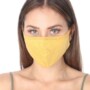 FASHION MASK 101 MUSTARD FACE MASK DOUBLE LAYER
