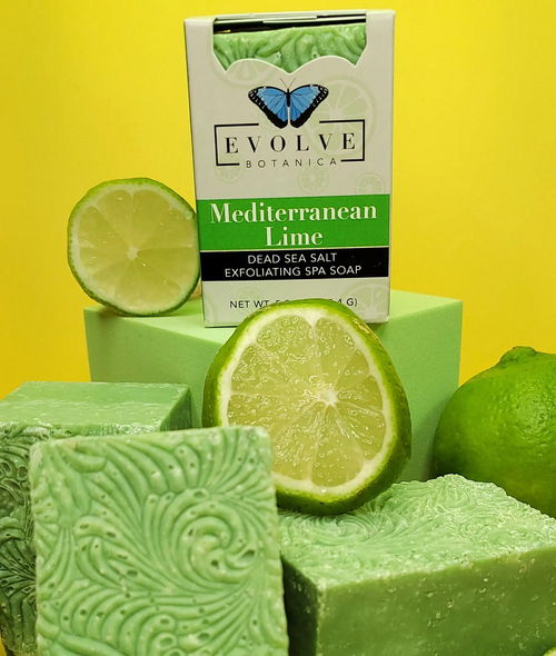 Specialty Soap – Mediterranean lime Salt Bar