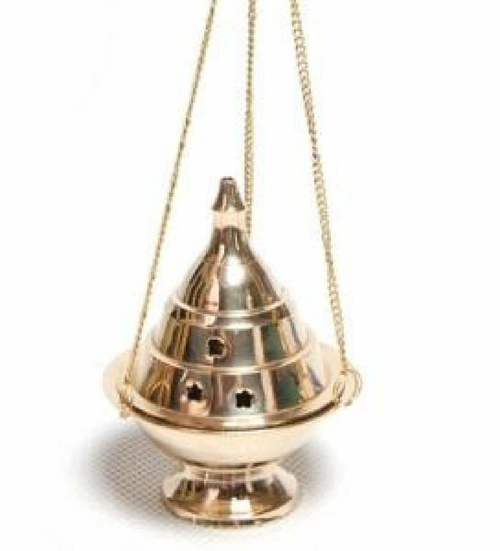 Hanging Brass Incense Burner 5 – 6″