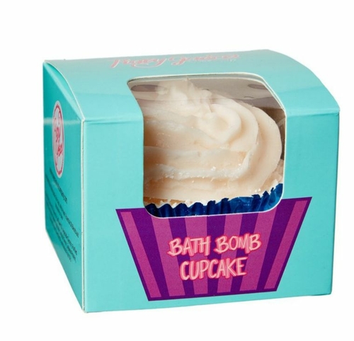 All Natural Vanilla Cookie Bath Bomb Cupcake with Shea Butter