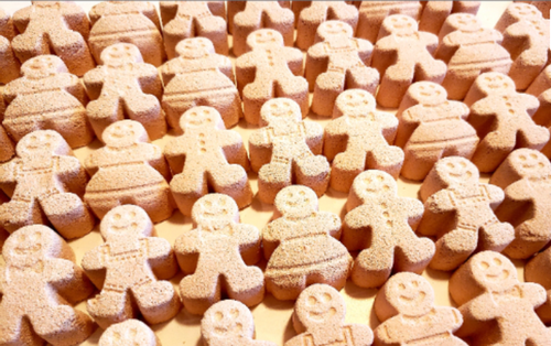 Gingerbread Man Bath Bomb Singles