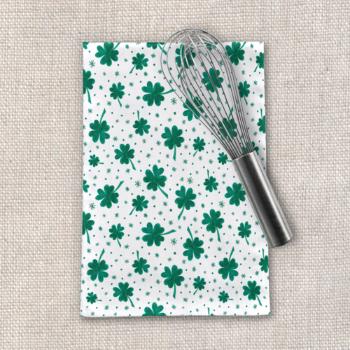 Four Leaf Clover | St. Patrick’s Day Tea Towel
