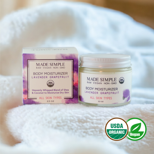 Lavender Grapefruit Moisturizer – Certified Organic & Vegan