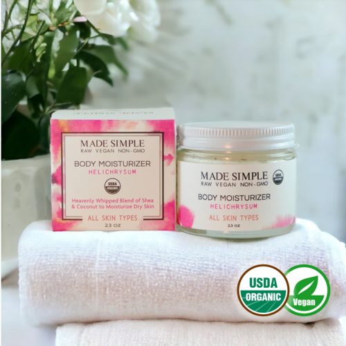 Helichrysum Moisturizer – Certified Organic, Vegan & Cruelty-free