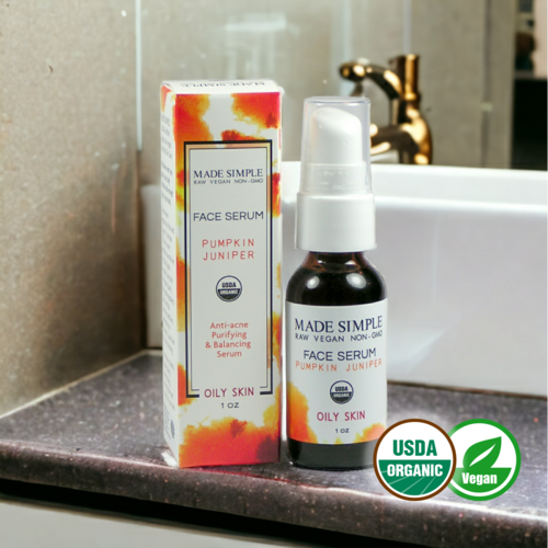 Pumpkin Juniper Face Serum – Certified Organic, Vegan & Cruelty-free