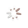 Press On Nails Kit with Glue and gel stickers Reusable Tips