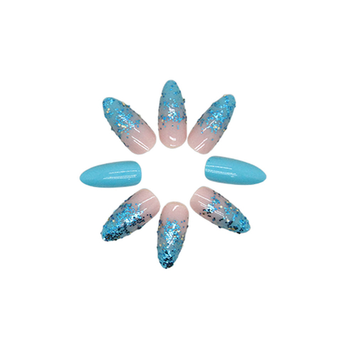 Press On Nails Kit with Glue and gel stickers Reusable Tips