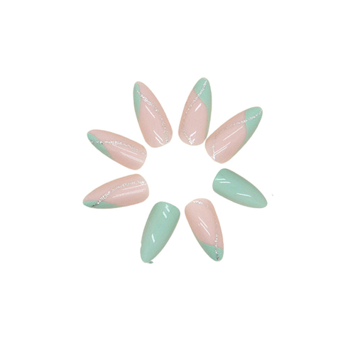 Press On Nails Kit with Glue and gel stickers Reusable Tips