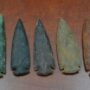 5 Pcs Hand Carved Agate Stone Arrowheads