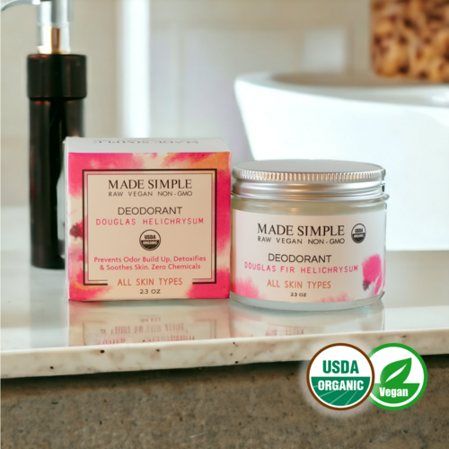 Douglas Fir Helichrysum Deodorant – Certified Organic & Vegan