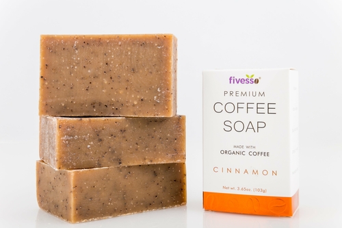 Cinnamon – Premium Coffee Soap Bar (Pack of 3 Bars)