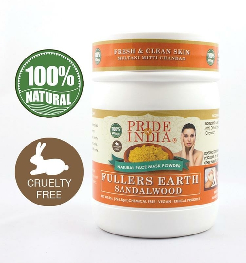 Face Glow- Fuller’s Earth w/ Sandalwood – 12 Individual Sachets of