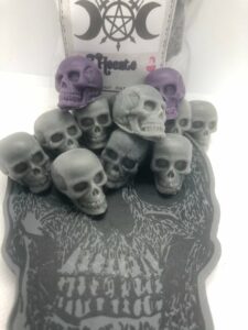 Necromancy mini skull wax melts goth Halloween gift tarts