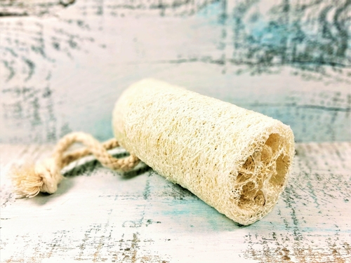 Organic Natural 4″ Loofah, loofa, luffa, vegan loofah, natural sponge,
