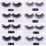 25 MM Lashes Wholesale 30/50/100 Pairs 3D Mink Eye Lashes With Tray No