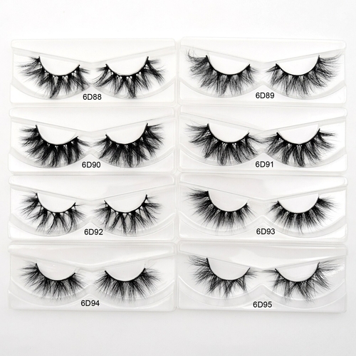 10 Pairs Eyelashes 6D Mink Lashes Full Strip Volume Mink False Eyelash
