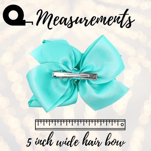 Snowflake Rhinestone Basic Boutique Hair Bow