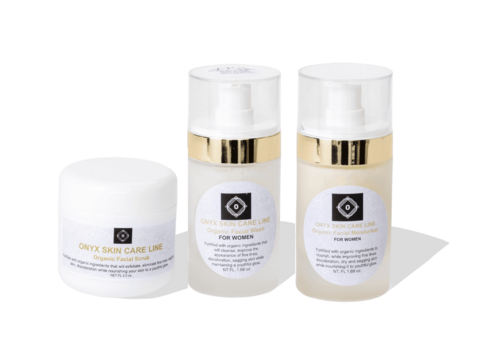 Three Step Facial Renewal System For Dry Skin Wash, Moisturizer &