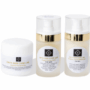 Organic Three Step Facial Renewal System - Wash, Moisturizer & Scrub -